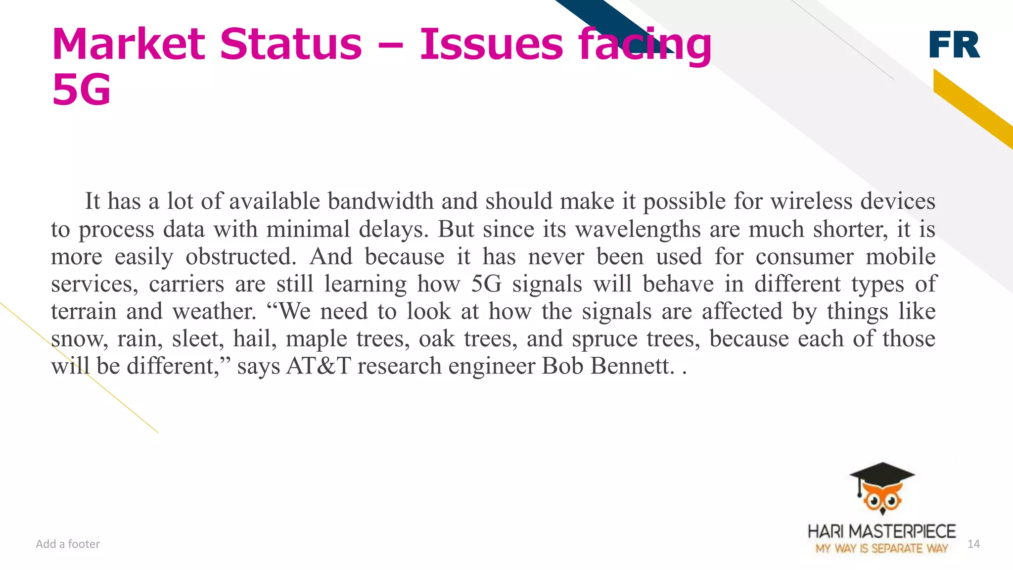 (2) 5 g networks and telecom ppt hari master piece