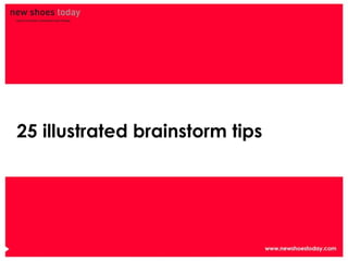 25 illustrated brainstorm tips 
