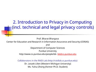 Computer Science Privacy Introduction to Privacy Settings and Cyber Safety | PPT