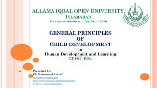 GENERAL PRINCIPLES OF CHILD DEVELOPMENT | PDF | Parenting Babies and ...