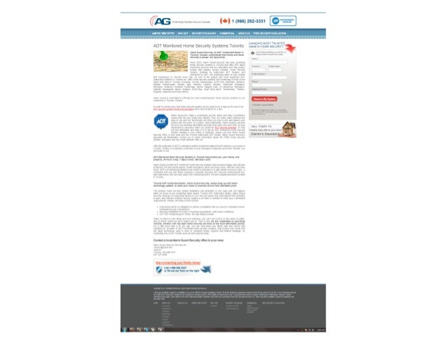 Adt Home Security Systems >> Adt Home Security Systems Toronto Adt Home Security Systems >> Adt Home Security Systems Toronto