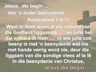 25 maart 2016 jesus, die einde en die begin! 
