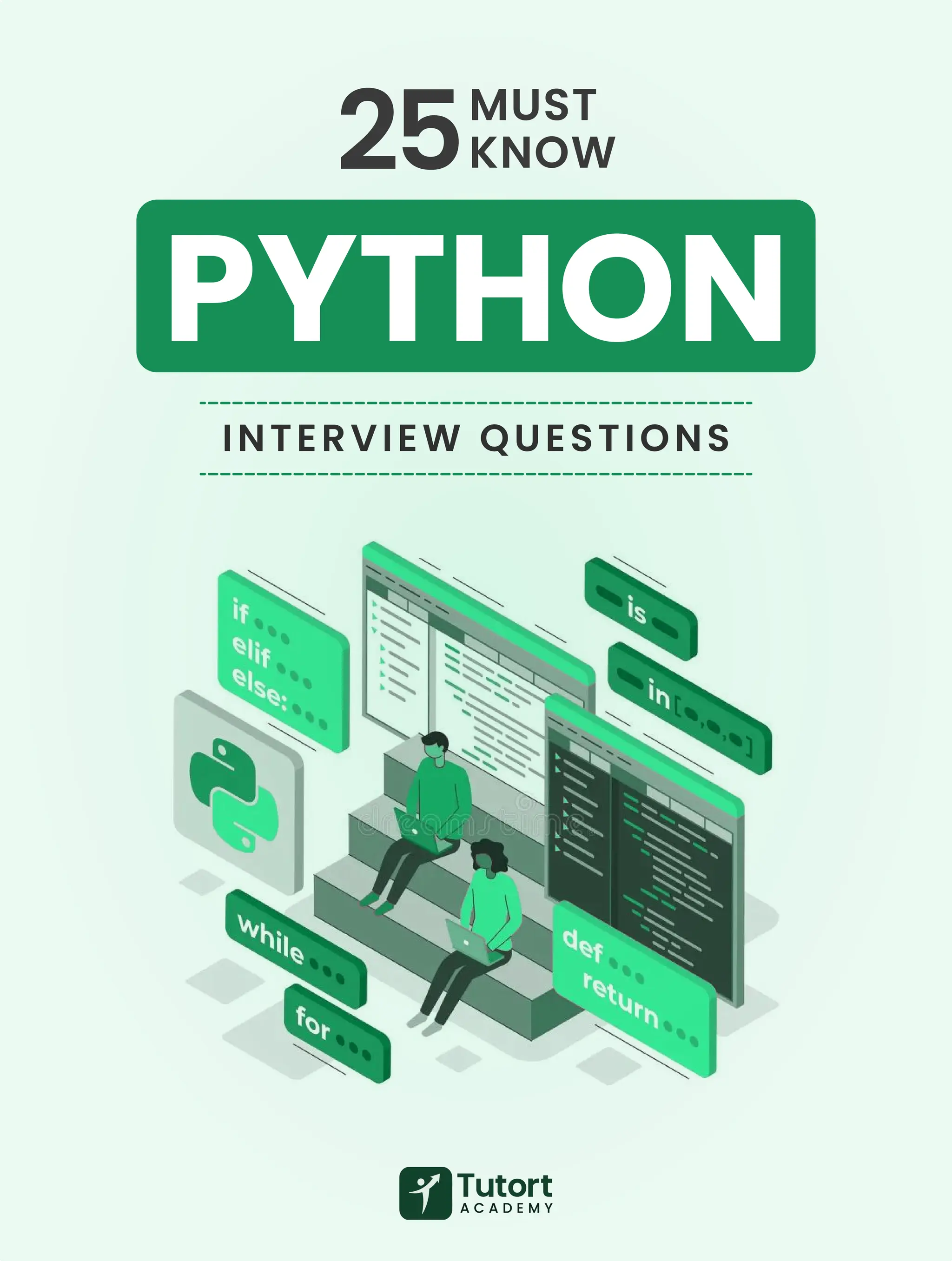 INTERVIEW QUESTIONS
Python
Must

Know
25
 