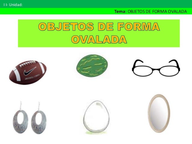 25 objetos de forma ovalada