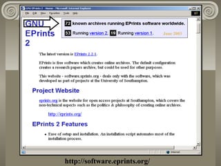 http://software.eprints.org/
June 2003
 