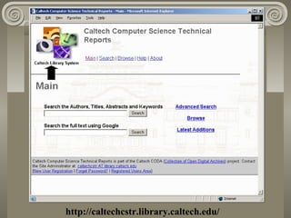http://caltechcstr.library.caltech.edu/
 