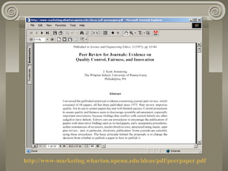 http://www-marketing.wharton.upenn.edu/ideas/pdf/peerpaper.pdf
 