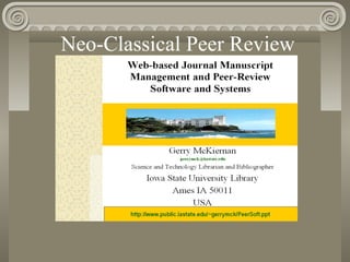 Neo-Classical Peer Review
 