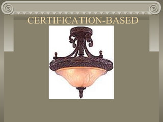 CERTIFICATION-BASED
 