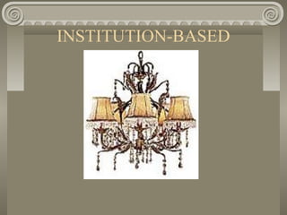 INSTITUTION-BASED
 
