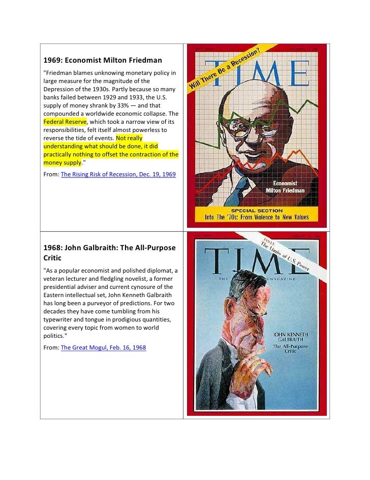 Milton friedman essays