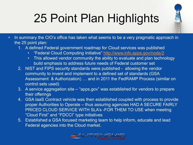 25 Point Plan Highlights | PPT