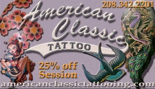 25prcnt Off American Classic Tattoo