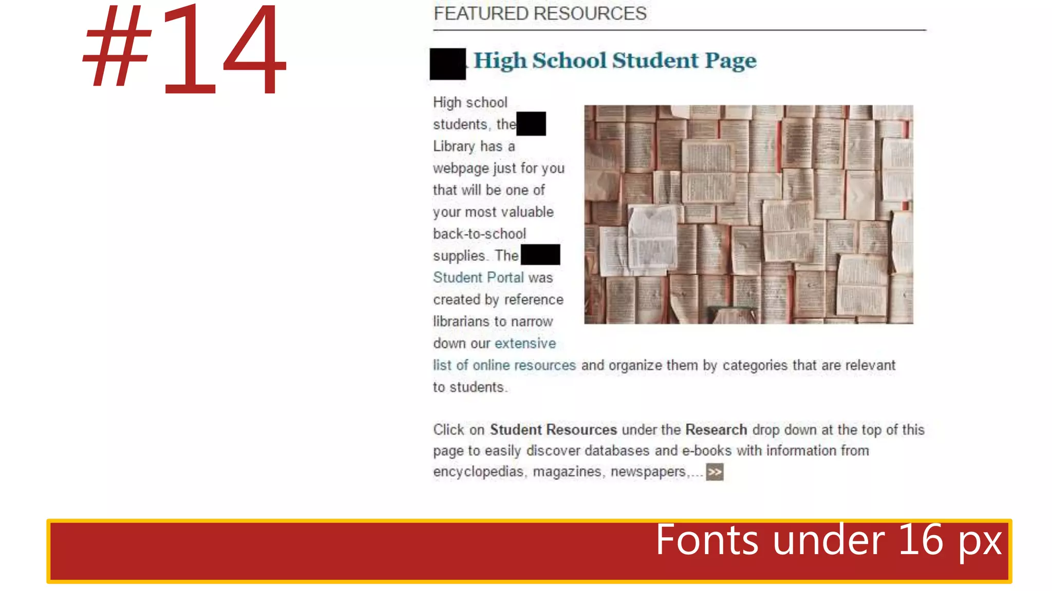 #14
Fonts under 16 px
 
