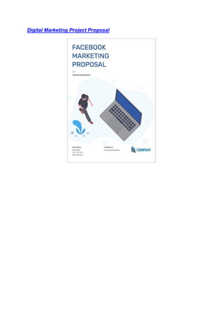 Digital Project Proposal Examples 25 project proposal template | PDF