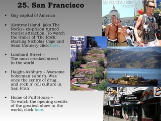 25 Reasons Why You Should Come To America [020111]