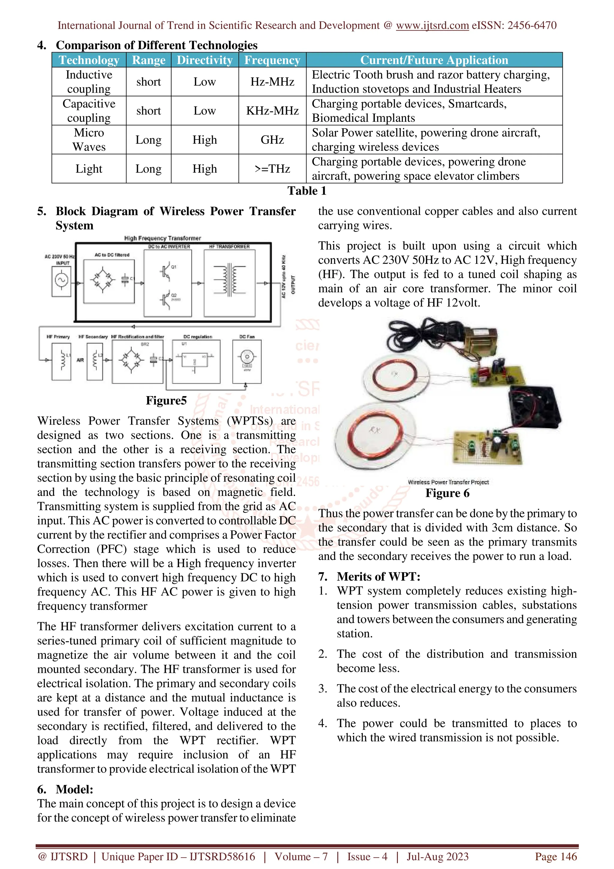 Review Paper on Wireless Power Transfer | PDF