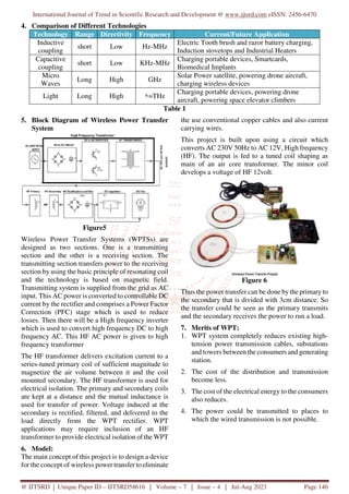 Review Paper on Wireless Power Transfer | PDF