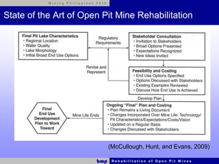 Rehabilitation of Open Pit Mines | PDF