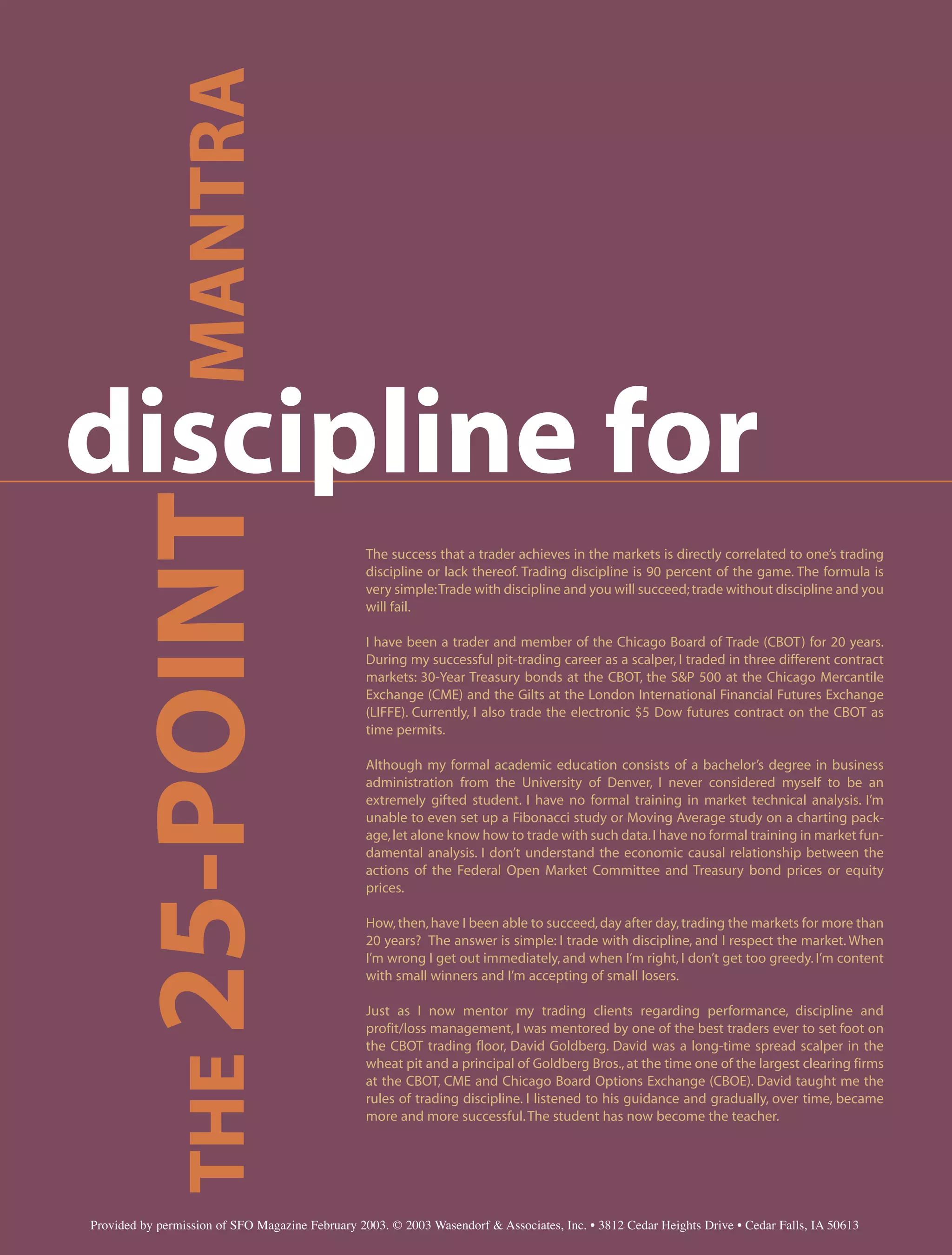 25 rules of_day_trading_2003 | PDF