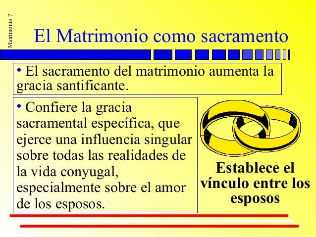 El Sacramento del Matrimonio: uno con una,para siempre
