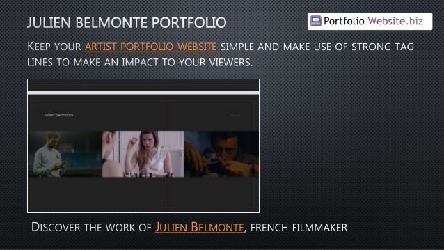 25 Samples Of Great Portfolio Websites