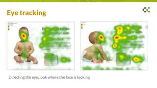 Eye tracking
Directing the eye, look where the face is looking
 