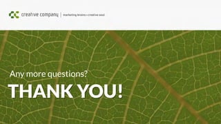 THANK YOU!
Any more questions?
 