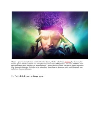 25 strange facts about dreams | PDF