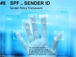 #8 SPF                        ou   SENDER ID
                  Sender Policy Framework




                               ...