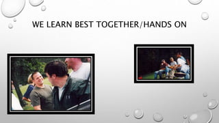 WE LEARN BEST TOGETHER/HANDS ON
 