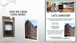 AND WE GREW
EVEN MORE!
 