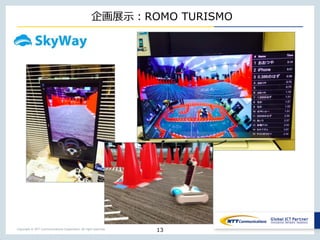 Copyright © NTT Communications Corporation. All right reserved.
企画展示：ROMO TURISMO
13
 