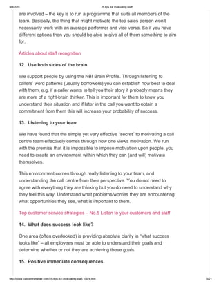 25 tips for motivating staff | PDF