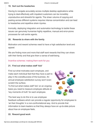25 tips for motivating staff | PDF