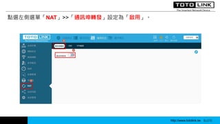http://www.totolink.tw WD003
cxxΡNAT>>ͨӍDlO顸á
http://www.totolink.tw Bo016
 