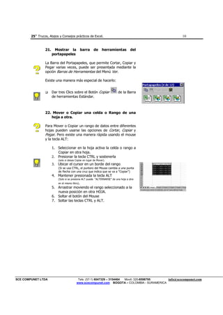 25 trucos de excel (2) | PDF