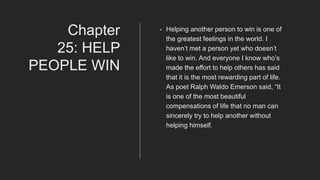 Help People Win 25 ways to win with people | PPTX