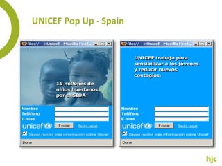 UNICEF Pop Up - Spain 