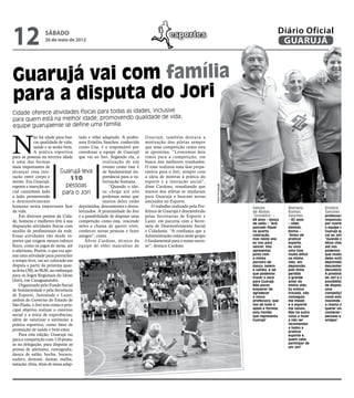 12                SÁBADO
                  26 de maio de 2012
                                                                                      esportes                                                  Diário Oficial
                                                                                                                                                 GUARUJÁ
                                                                                                                                                                                D




Guarujá vai com família
para a disputa do Jori
Cidade oferece atividades físicas para todas as idades, inclusive
para quem está na melhor idade, promovendo qualidade de vida;
equipe guarujaense se define uma família



N
              ão há idade para bus- tado e vôlei adaptado. A profes-     Guar ujá, também destaca a
              car qualidade de vida, sora Erinilza Sanches, conhecida    motivação dos atletas sempre
              saúde e se sentir bem. como Usa, é a responsável por       que uma competição como esta
              A prática esportiva coordenar a equipe de Guarujá          se aproxima. “Levaremos dois
para as pessoas na terceira idade que vai ao Jori. Segundo ela, a        times para a competição, em
é uma das formas                                  realização de um       busca dos melhores resultados.
mais importantes de                               evento como este é     O time realizou uma fase prepa-
alcançar essa inte-          Guarujá leva         de fundamental im-     ratória para o Jori, sempre com
ração entre corpo e                110            portância para a va-   a ideia de motivar à prática do
mente. Em Guarujá,                                lorização humana.      esporte e a interação social”,
                                 pessoas




                                                                                                              Fotos Divulgação
esporte e inserção so-                                “Quando o ido-     disse Cardoso, ressaltando que
cial caminham lado             para o Jori        so chega até nós       muitos dos atletas se mudaram
a lado, promovendo                                podemos notar que      para Guarujá e buscam novas
o desenvolvimento                                 muitos deles estão     amizades no Esporte.
humano nesta importante fase deprimidos, descontentes e desva-               O trabalho realizado pela Pre-                      Gelson            Mariana         Erinilza
da vida.                             lorizados. A proximidade do Jori    feitura de Guarujá é desenvolvido                       de Matos          Ramos           Sanches –
    Em diversos pontos da Cida- e a possibilidade de disputar uma        pelas Secretarias de Esporte e                          “Groselha” –      Sanches         professora
de, homens e mulheres têm à sua competição como esta, reacende           Lazer, em parceria com a Secre-                         68 anos – dança   – 82 anos       responsável
                                                                                                                                 de salão – “Ano   – vôlei,        por coordenar
disposição atividades físicas com neles a chama de querer viver,         taria de Desenvolvimento Social                         passado fiquei    dominó,         a equipe de
auxilio de profissionais da rede. conhecer novas pessoas e fazer         e Cidadania. “A confiança que a                         na quarta         bocha –         Guarujá que
Essas atividades vão desde es- amigos”, conta.                           Administração coloca neste grupo                        colocação,        “Antes de       vai ao Jori.
                                                                                                                                 mas neste ano     praticar        “Quando o
portes que exigem menos esforço          Silvio Cardoso, técnico da      é fundamental para o nosso suces-                       eu vou para       esporte,        idoso chega
físico, como os jogos de mesa, até equipe de vôlei masculino de          so”, destaca Cardoso.                                   vencer. Vou       eu vivia        até nós
o atletismo. Porém, o que era ape-                                                                                               apresentar,       uma fase        podemos notar
nas uma atividade para preencher                                                                                                 junto com         muito difícil   que muitos
                                                                                                                                 a minha           na minha        deles estão
o tempo livre, vai ser colocado em                                                                                               parceira de       vida, em        deprimidos,
disputa a partir da próxima quar-                                                                                                dança, bolero     depressão,      descontentes e
ta-feira (30), às 9h30, no embarque                                                                                              e samba, e sei    pois tinha      desvalorizados.
                                                                                                                                 que podemos       perdido         A proximidade
para os Jogos Regionais do Idoso                                                                                                 trazer o ouro     o grande        do Jori e a
(Jori), em Caraguatatuba.                                                                                                        para Guarujá.     amor da         possibilidade
    Organizado pelo Fundo Social                                                                                                 Não posso         minha vida.     de disputar
de Solidariedade e pela Secretaria                                                                                               esquecer de       Eu estava       uma
                                                                                                                                 agradecer         travada, não    competição
de Esporte, Juventude e Lazer,                                                                                                   à nossa           conseguia       como esta,
ambos do Governo do Estado de                                                                                                    professora, que   me mexer,       reacende neles
São Paulo, o Jori tem como o prin-                                                                                               nos dá todo o     e o esporte     a chama de
cipal objetivo realizar o convívio                                                                                               apoio e formou    me salvou.      querer viver,
                                                                                                                                 esta família      Não há outra    conhecer novas
social e a troca de experiências,                                                                                                que representa    coisa a fazer   pessoas e fazer
além de valorizar e estimular a                                                                                                  Guarujá”          a não ser       amigos”
prática esportiva, como fator de                                                                                                                   recomendar
                                                                                                                                                   a todos a
promoção de saúde e bem-estar.                                                                                                                     praticar
    Para esta edição, Guarujá vai                                                                                                                  esporte e,
para a competição com 110 pesso-                                                                                                                   quem sabe,
as na delegação, para disputar as                                                                                                                  participar de
                                                                                                                                                   um Jori”
provas de atletismo, coreografia,
dança de salão, bocha, buraco,
xadrez, dominó, damas, malha,
natação, tênis, tênis de mesa adap-
 