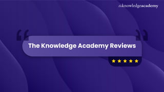 The Knowledge Academy Reviews
“ “
 