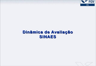 Dinâmica de Avaliação SINAES 