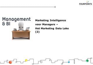 Marketing Intelligence
voor Managers –
Het Marketing Data Lake
(2)
 
