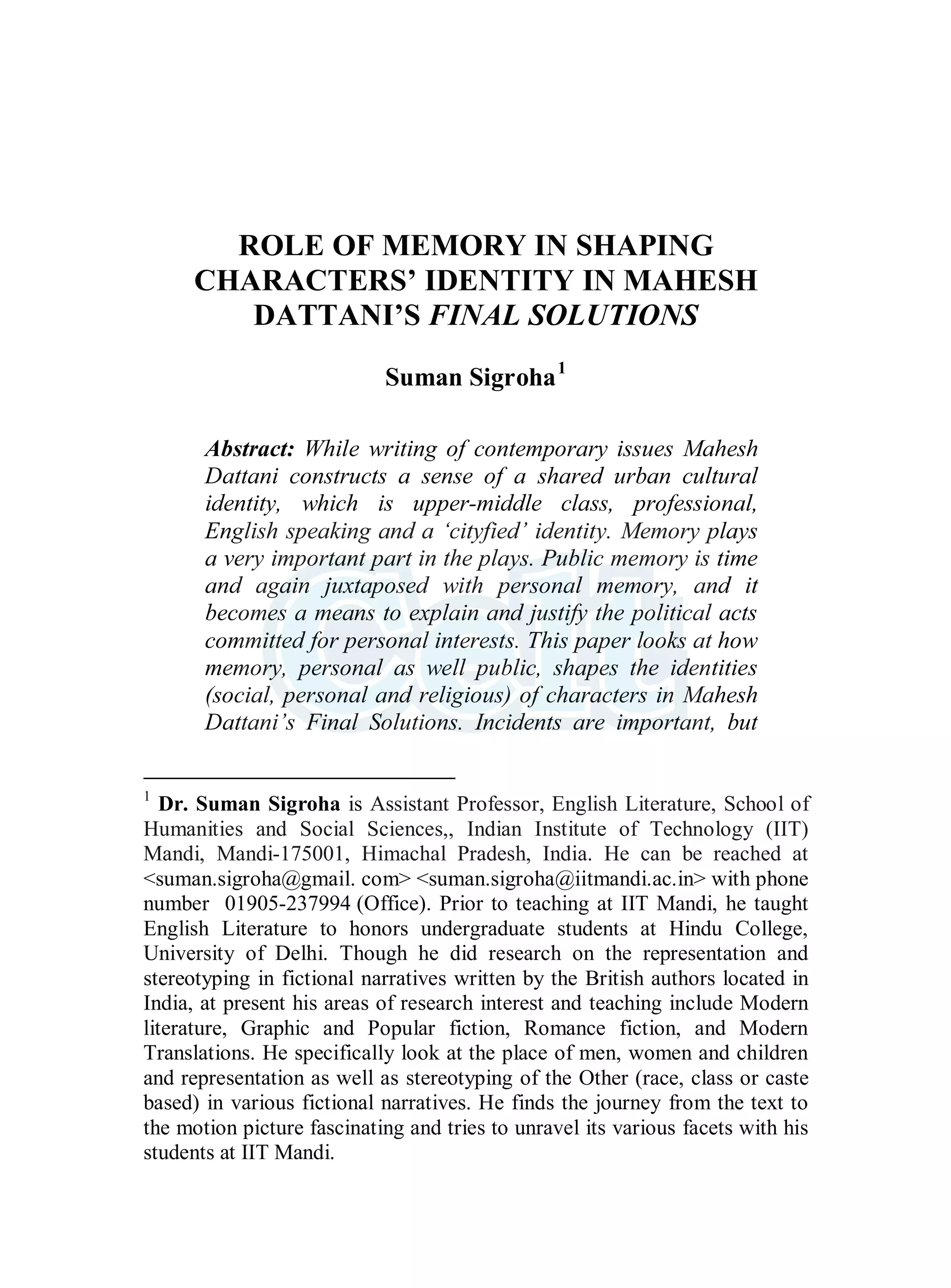 The Amazing Flexibility Of Memory: Shaping Your Past - s9dxqpi