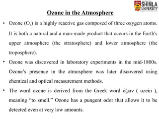 26. Ozone Layer Depletion.pptx and they effects | PPTX