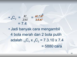 MATERI PELUANG JENJANG MA/SMA/SMK DAN SONTOH SOAL | PPT