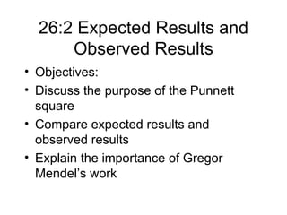 26:2 Expected Results and Observed Results ,[object Object],[object Object],[object Object],[object Object]
