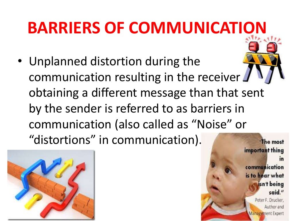 barriers of communication