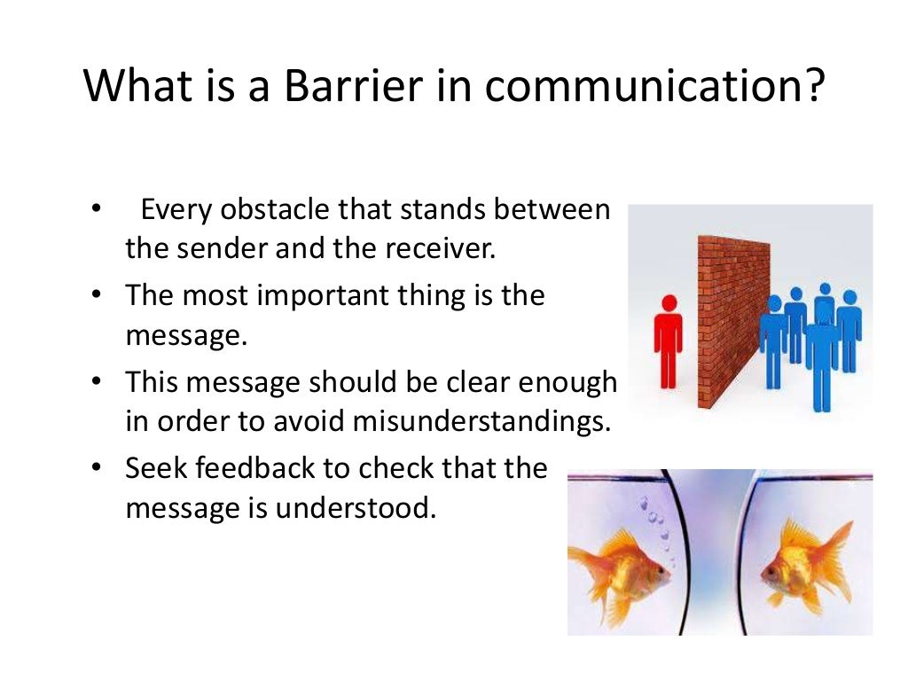barriers of communication