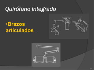 Quirófano integrado

•Brazos
articulados




                      21
 